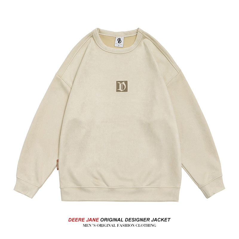 Men Pullover Hoodie Spring Sweater Men's Loose Street All-Match Fashion Top