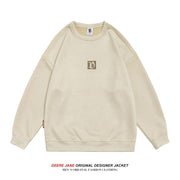 Men Pullover Hoodie Spring Sweater Men's Loose Street All-Match Fashion Top