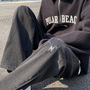 Men Jeans Straight-Leg Pants