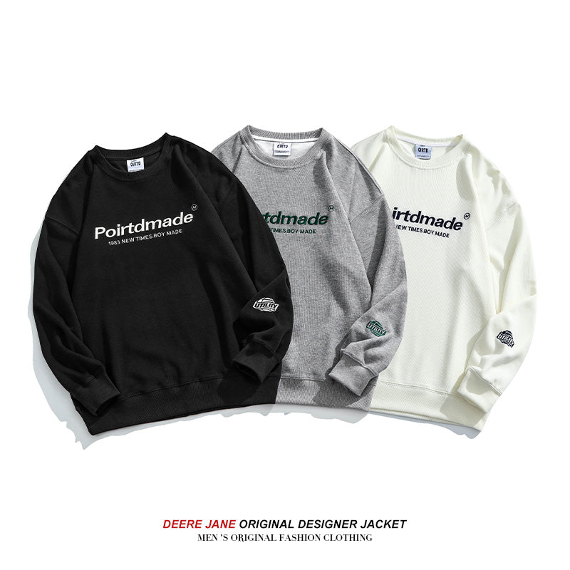 Men Pullover Hoodie Spring Sweater Male Loose Casual Top