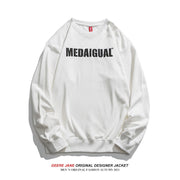 Men Pullover Hoodie Spring Sweater Spring and Autumn Loose Couple Blue