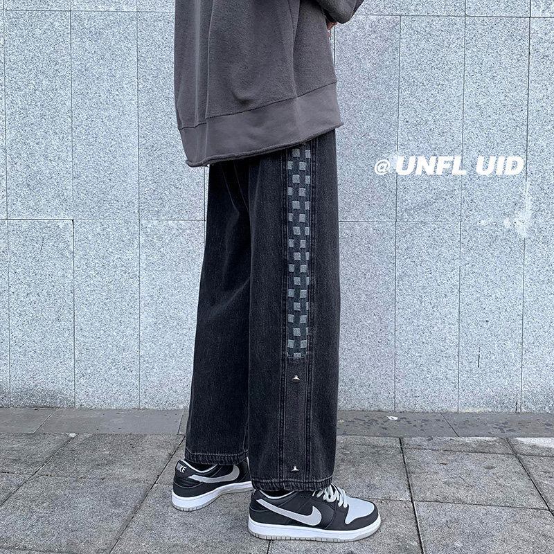 Men Jeans Straight Jeans for Boys Autumn Spring and Autumn Trousers