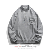 Men Pullover Hoodie Spring Sweater Men's Loose All-Match Casual