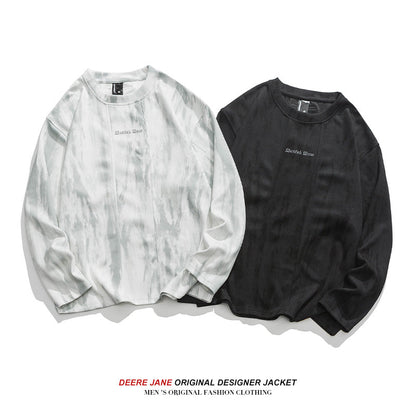 Men Pullover Hoodie Spring Sweater Men's Loose All-Match Casual