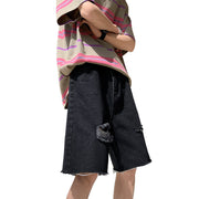 Men Jeans Ripped Denim Shorts Men Summer Casual Shorts