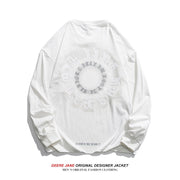 Men Pullover Hoodie Spring Sweater Men Loose Trendy All-Match Spring and Autumn