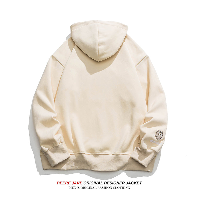 Men Pullover Hoodie Spring Hooded Sweater Men's Loose All-Matching Casual