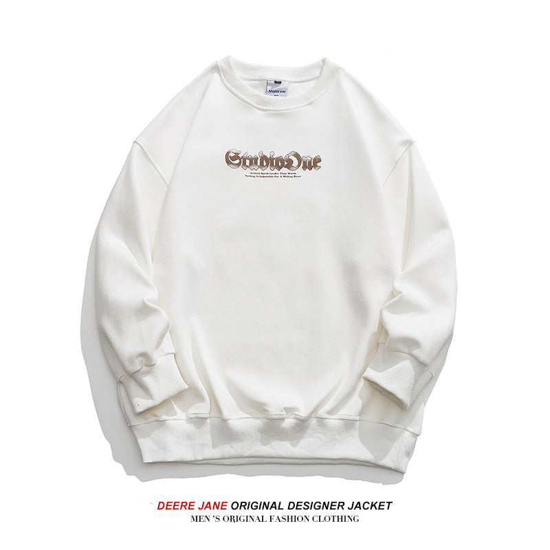 Men Pullover Hoodie Spring Sweater Men American Style Loose All-Match