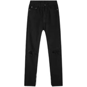 Men Jeans Retro Tattered Jeans Jeans Trousers