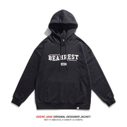 Men Pullover Hoodie Spring Sweater Loose All-Match Casual