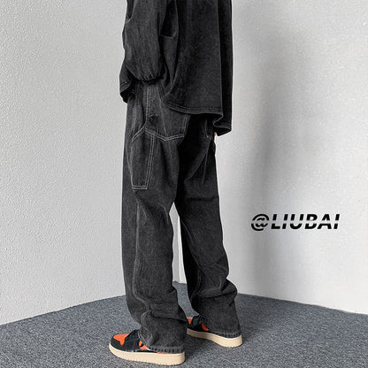 Men Jeans Hip Hop Hiphop Fall Winter Overalls