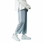 Men Jeans Summer Loose Straight Casual Pants