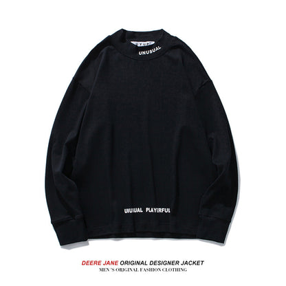 Men Pullover Hoodie Spring Long-Sleeved Sweater Men's Loose Casual