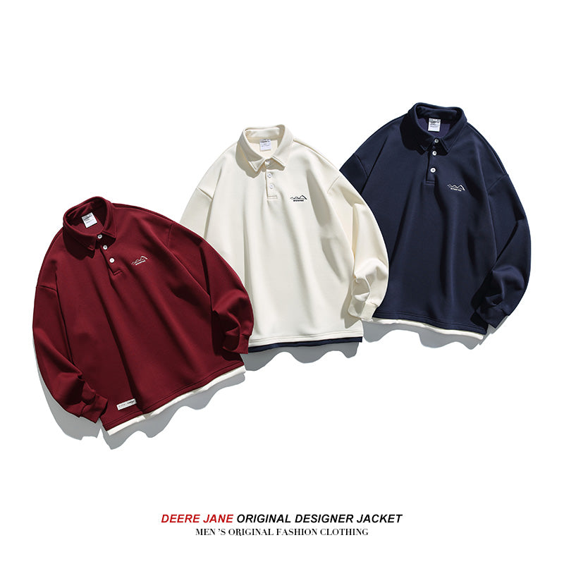 Men Pullover Hoodie Spring Sweater Male Loose All-Matching Top