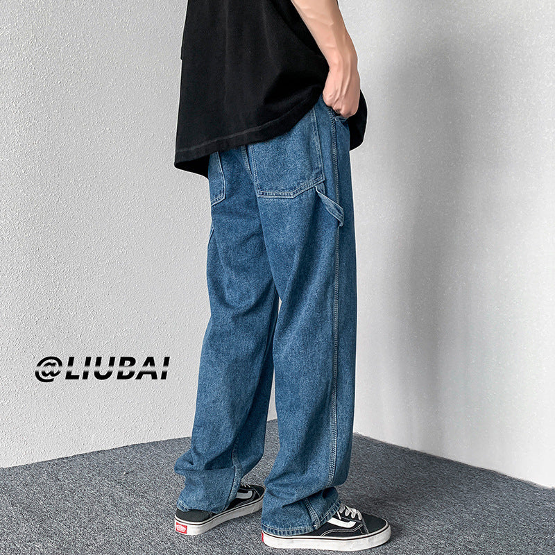 Men Jeans Hip Hop Hiphop Fall Winter Overalls