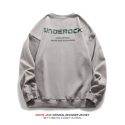Men Pullover Hoodie Spring Cotton round Neck Sweater Men's Loose All-Matching