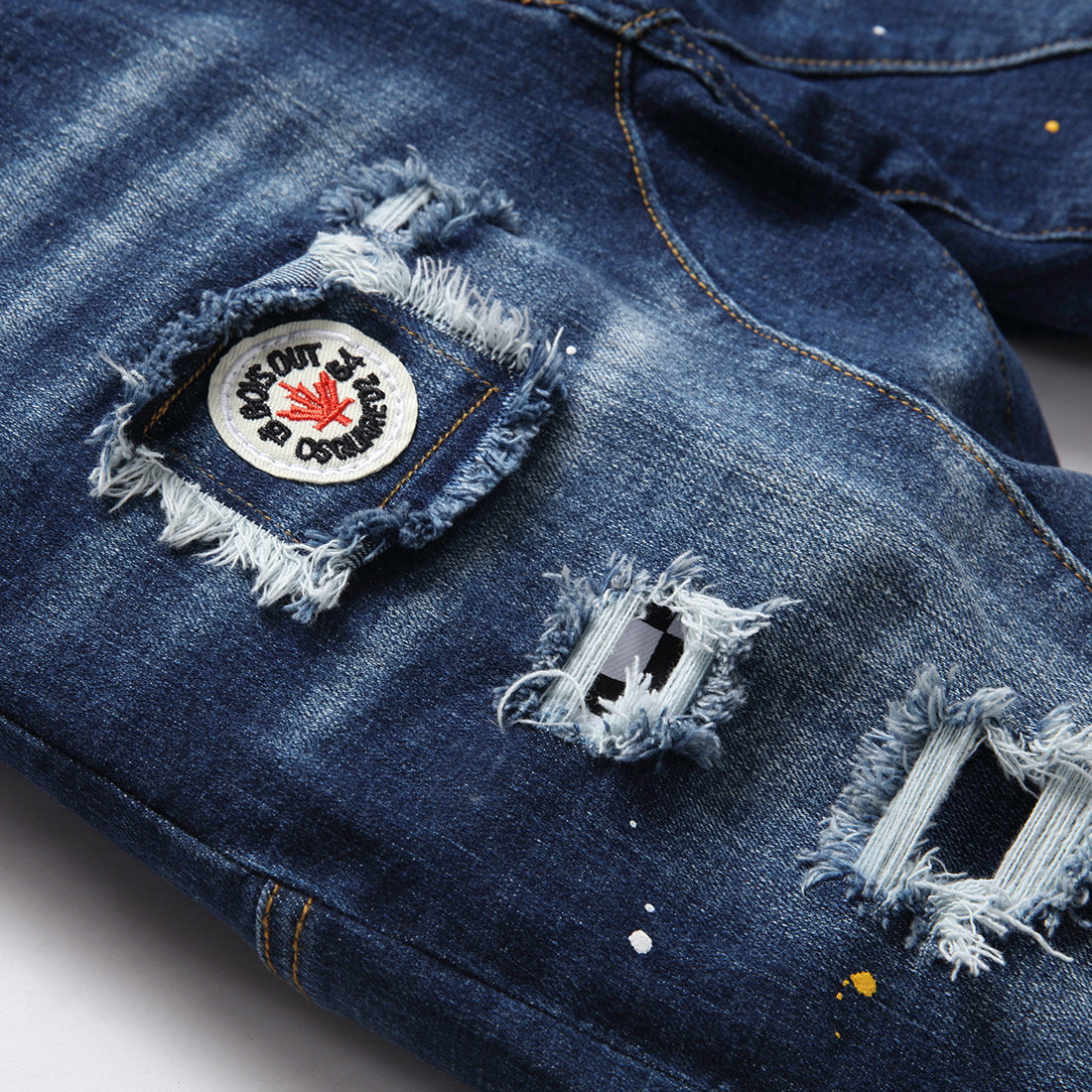 DSQ2 Jeans Ripped Stretch Jeans