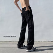 Men Jeans Spring Slim-Fitting Straight-Leg Pants Pants