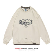 Men Pullover Hoodie Spring Loose Casual Top
