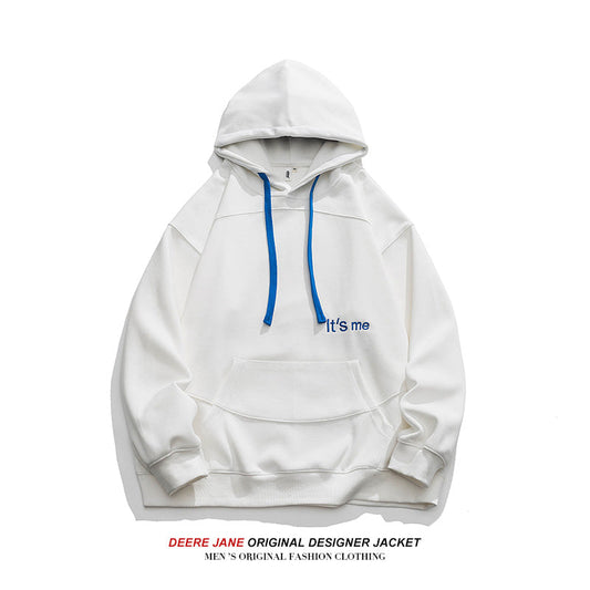 Men Pullover Hoodie Spring Sweater Men's Loose All-Match Casual