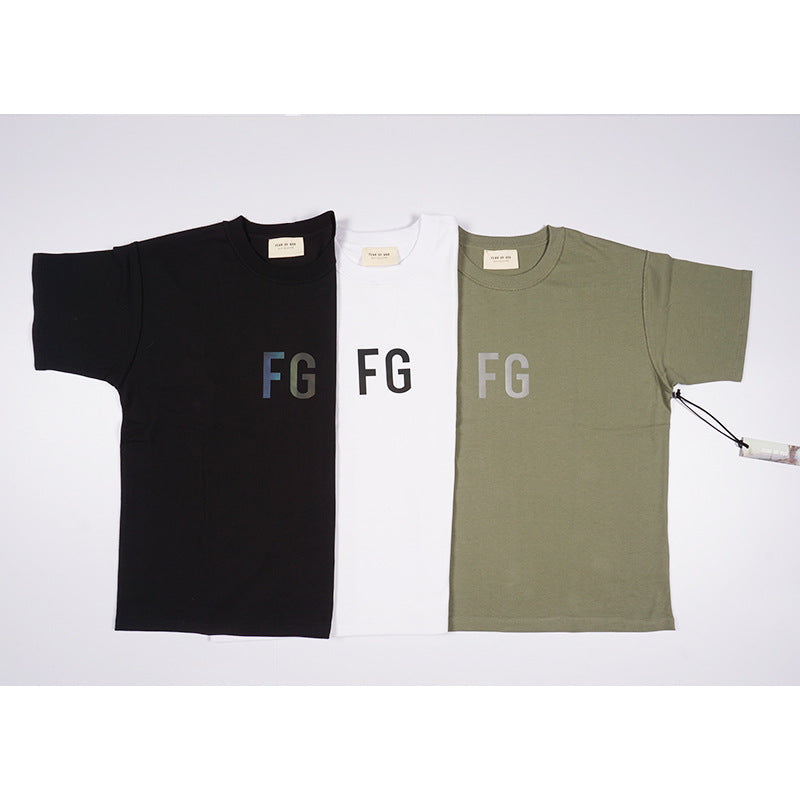 Fog Essentials T shirt Reflective 'FG' Logo T shirt