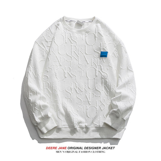 Men Pullover Hoodie Spring Sweater Men's Loose Casual