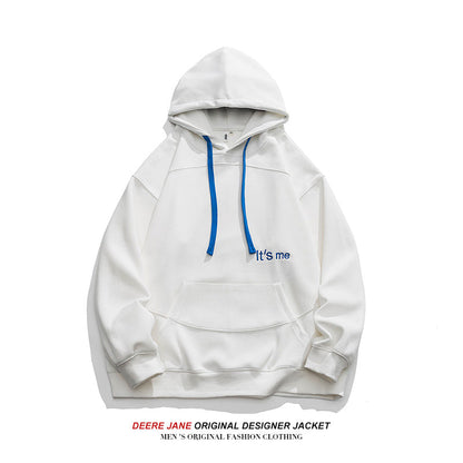 Men Pullover Hoodie Spring Sweater Men's Loose All-Match Casual