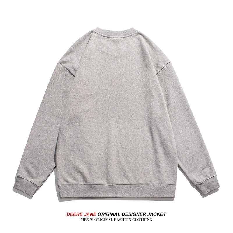 Men Pullover Hoodie Spring Sweater Male Loose All-Match Simple Leisure
