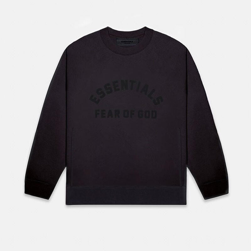 Fog Essentials Sweatshirt Unisex Micro Stand-Up Collar Loose Sweater