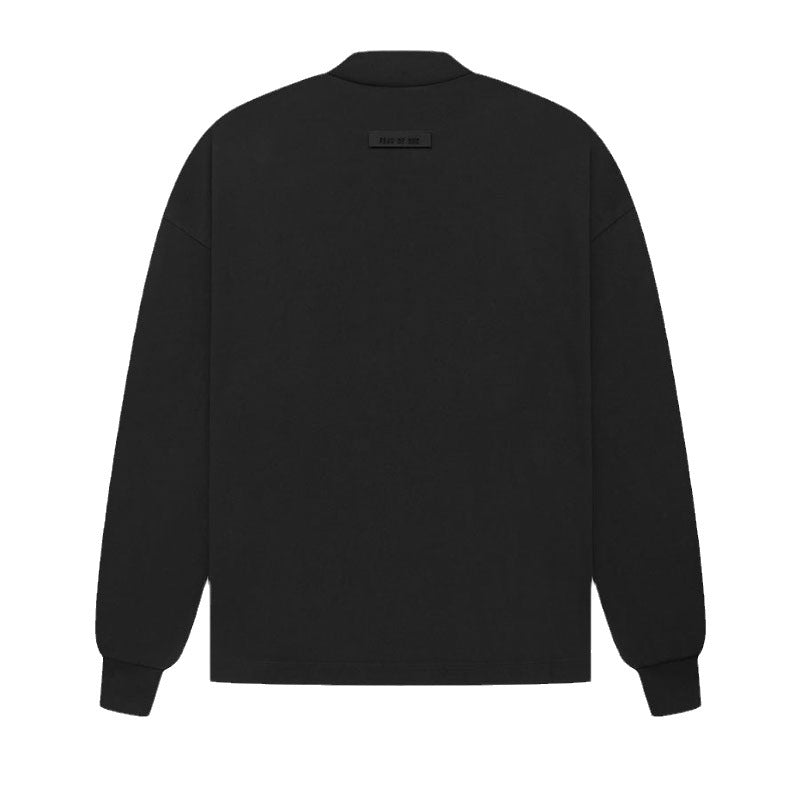 Fog Essentials Long Sleeve T-Shirt Silicone Logo Loose Crew Neck Long Sleeve T-Shirt