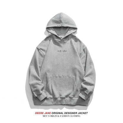 Men Pullover Hoodie Spring Sweater Men's Loose Casual Casual Student Coat