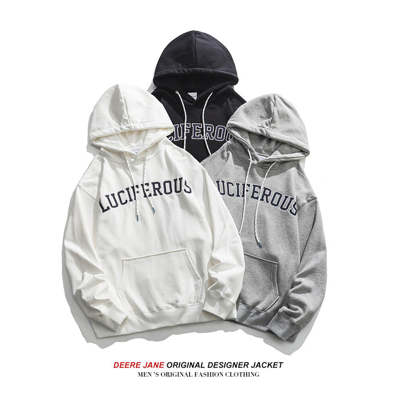 Men Pullover Hoodie Spring Sweater Men's Spring and Autumn Loose Top