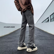 Men Jeans Skinny Jeans Men Spring Slim-Fitting Straight-Leg Pants