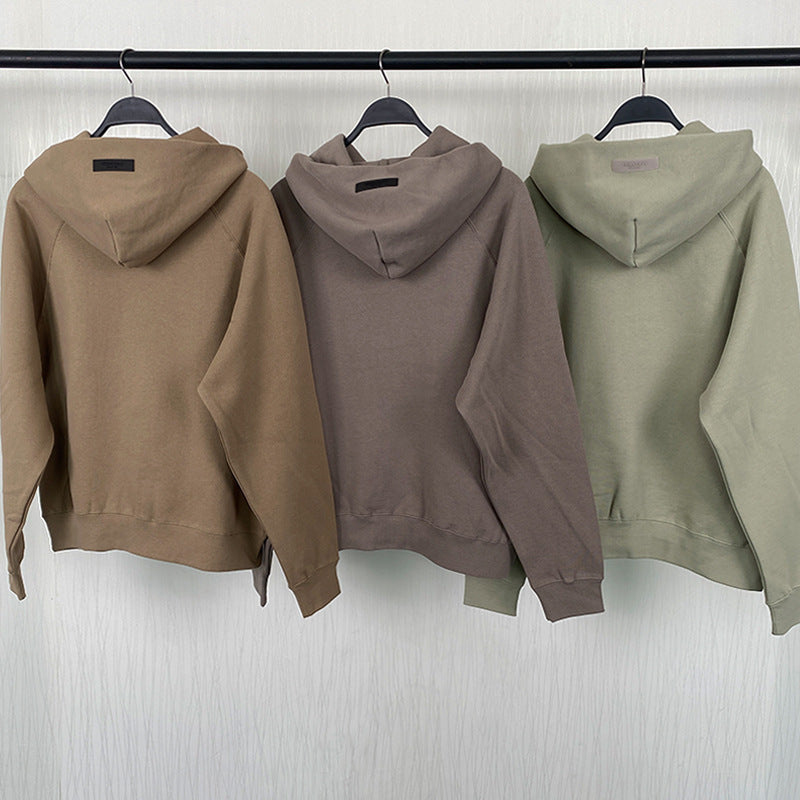 Fog Essentials Hoodie Flocking Logo Fleece Loose Hooded Sweater