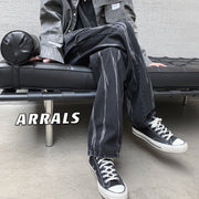 Men Jeans Hiphop Pants Loose Straight Jeans