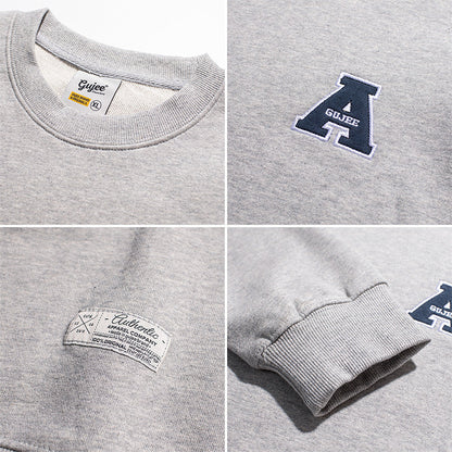 Men Pullover Hoodie Spring Sweater Male Loose All-Match Simple Leisure
