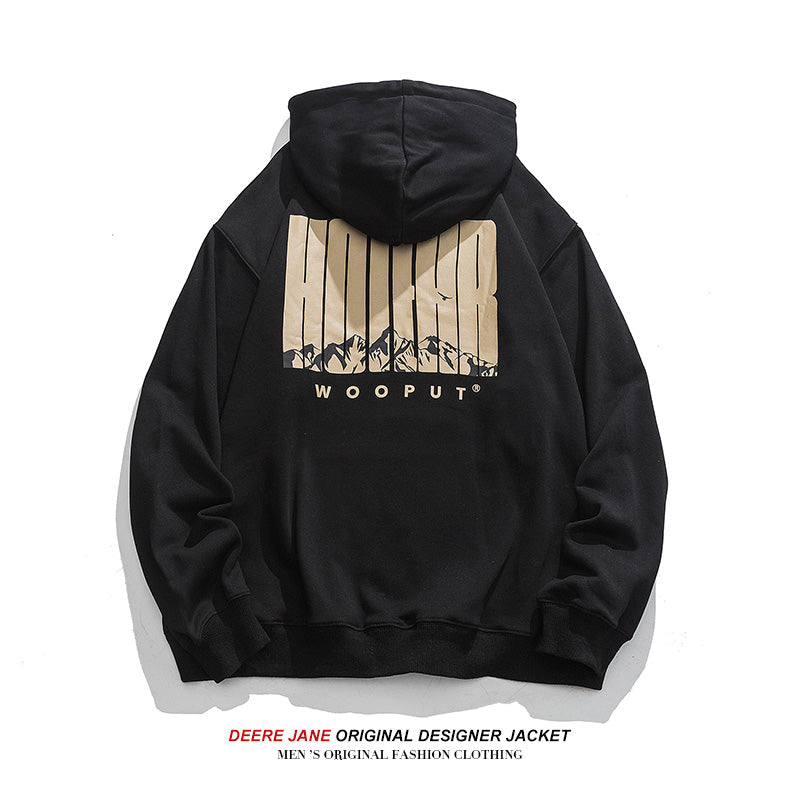 Men Pullover Hoodie Spring Sweater Men's Loose All-Matching Couple Style Casual