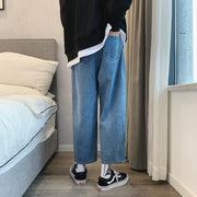Men Jeans Wide Leg Pants Straight Men's Jeans Loose