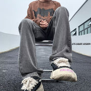 Men Jeans Skinny Jeans Men Spring Slim-Fitting Straight-Leg Pants