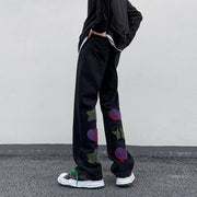 Men Jeans Spring and Autumn Slim-Fit Pants Straight Casual Trousers