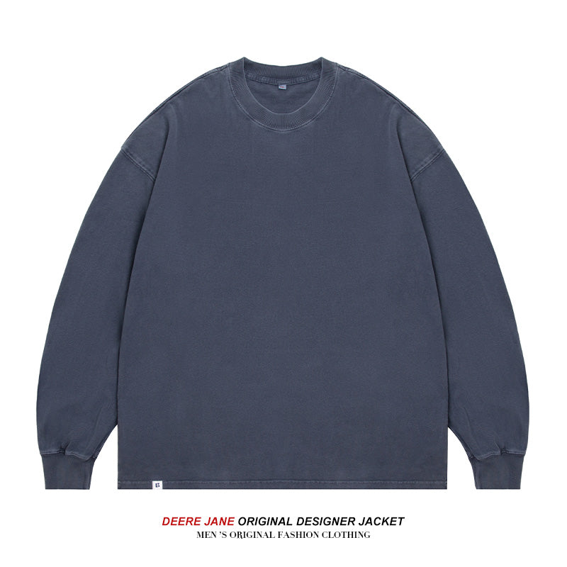 Men Pullover Hoodie Spring Sweater Men's Loose All-Match Simple Leisure