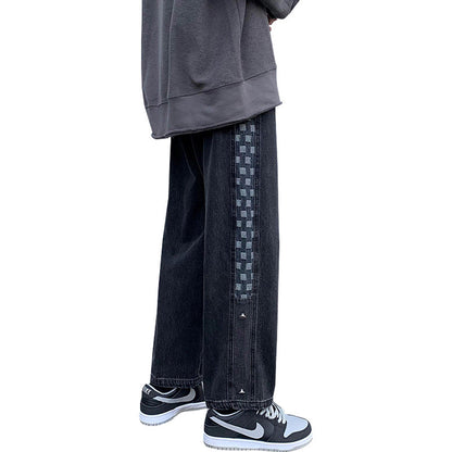 Men Jeans Straight Jeans for Boys Autumn Spring and Autumn Trousers