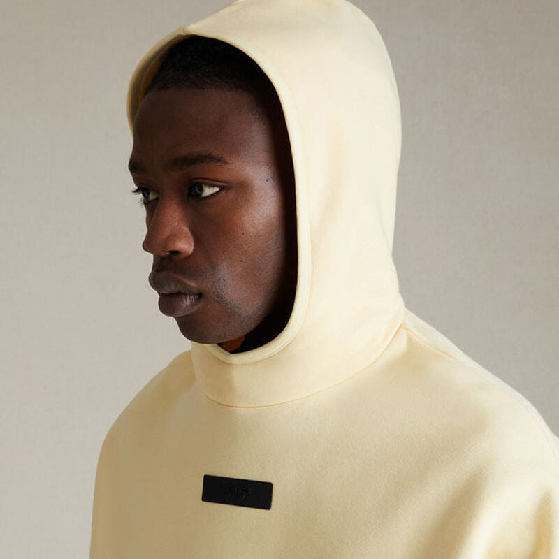 Fog Essentials Hoodie Stretch-hemmed Fleece Hooded Sweater
