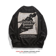 Men Pullover Hoodie Spring Sweater Men American Style Loose All-Match