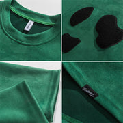 Men Pullover Hoodie Spring Sweater Men's Retro Loose Top