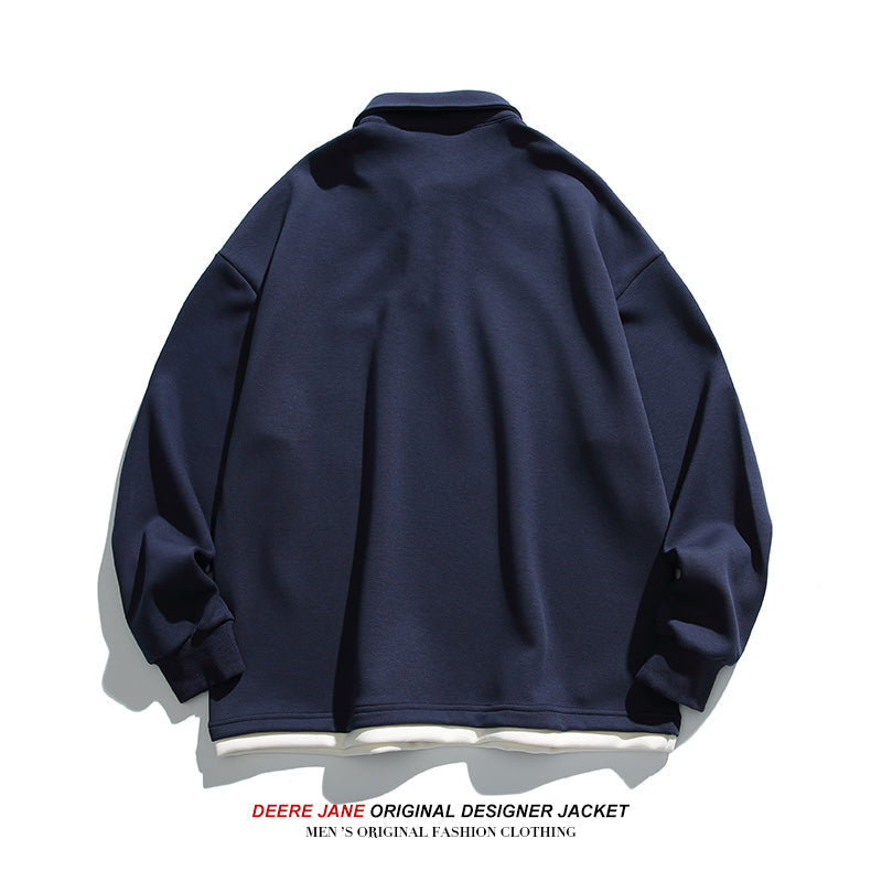 Men Pullover Hoodie Spring Sweater Male Loose All-Matching Top