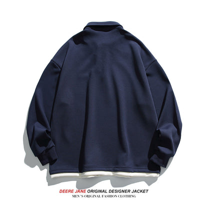 Men Pullover Hoodie Spring Sweater Male Loose All-Matching Top