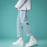 Men Jeans Summer Loose Summer Hip Hop Straight-Leg Pants Pants