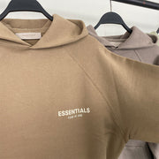 Fog Essentials Hoodie Flocking Logo Fleece Loose Hooded Sweater