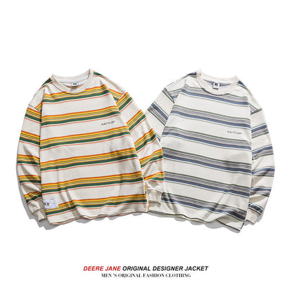 Men Pullover Hoodie Spring Sweater Men Loose Trendy Casual